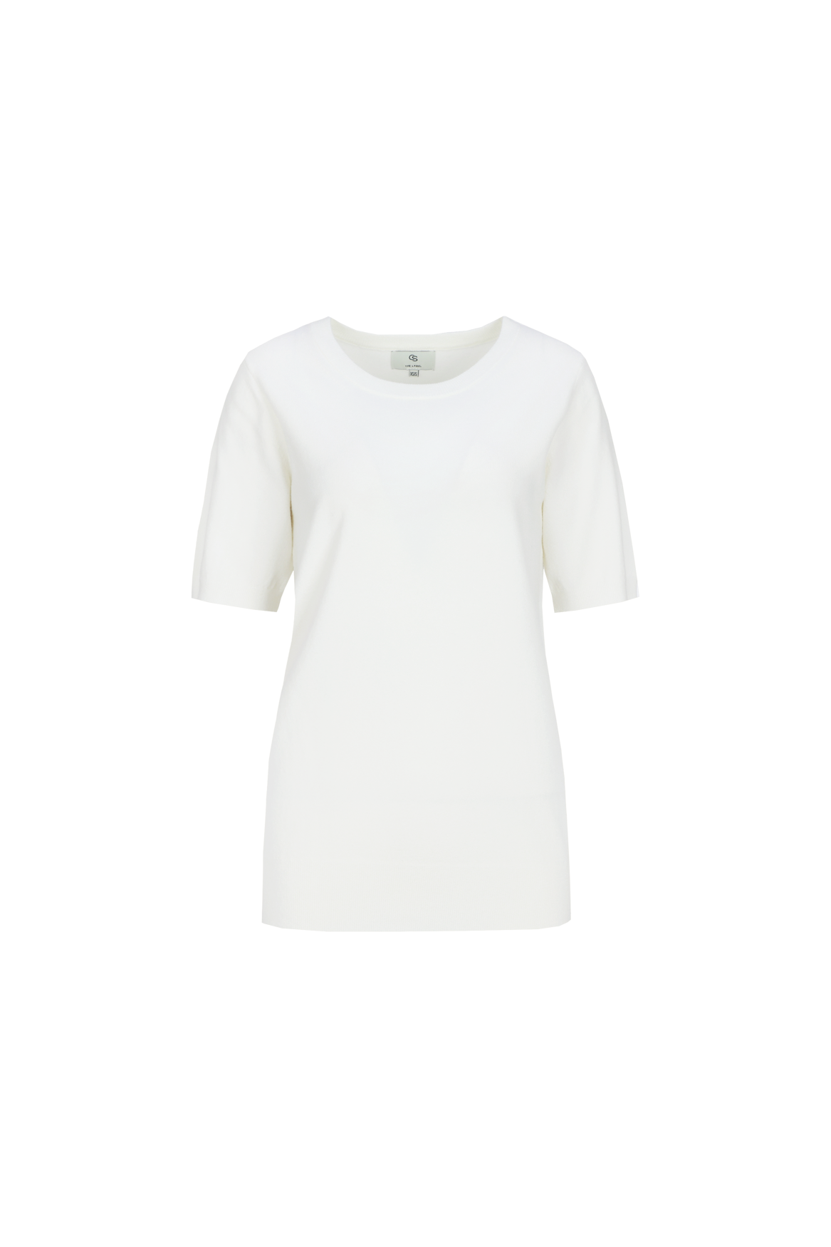 C&S Kenza Knit Top wool white