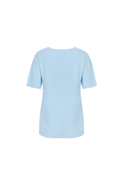 C&S Kenza Knit Top blue mist