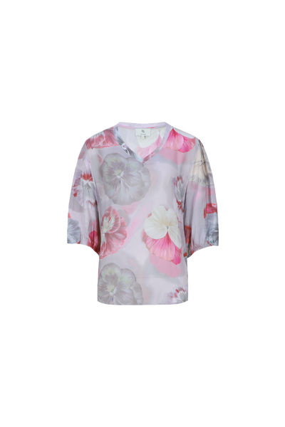 C&S Lana Top slate rose / mix