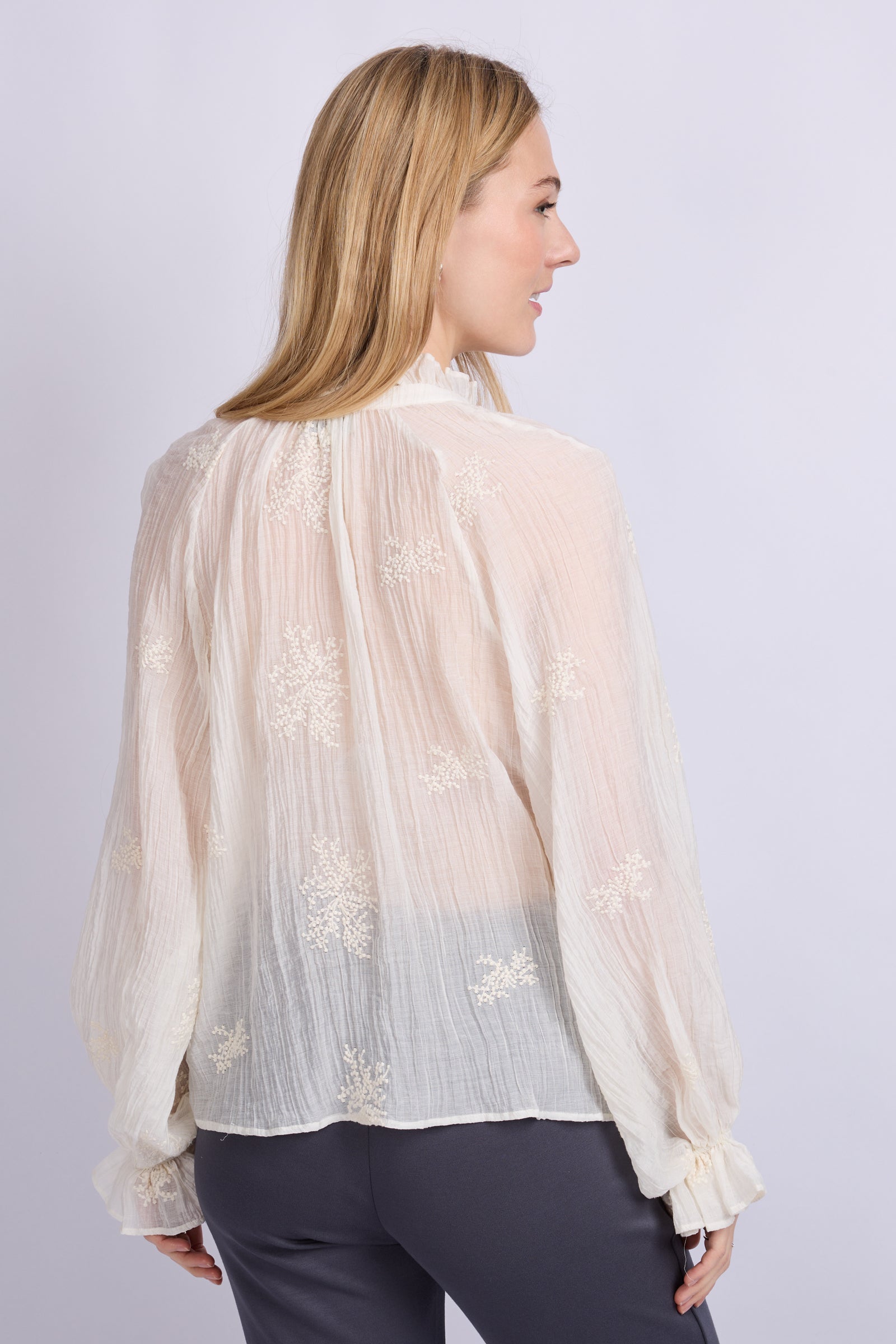C&S Lyra Blouse offwhite