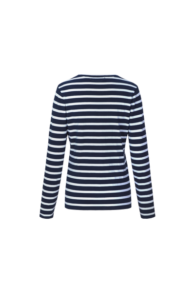 G-maxx Alianna Top dark sapphire / wool white