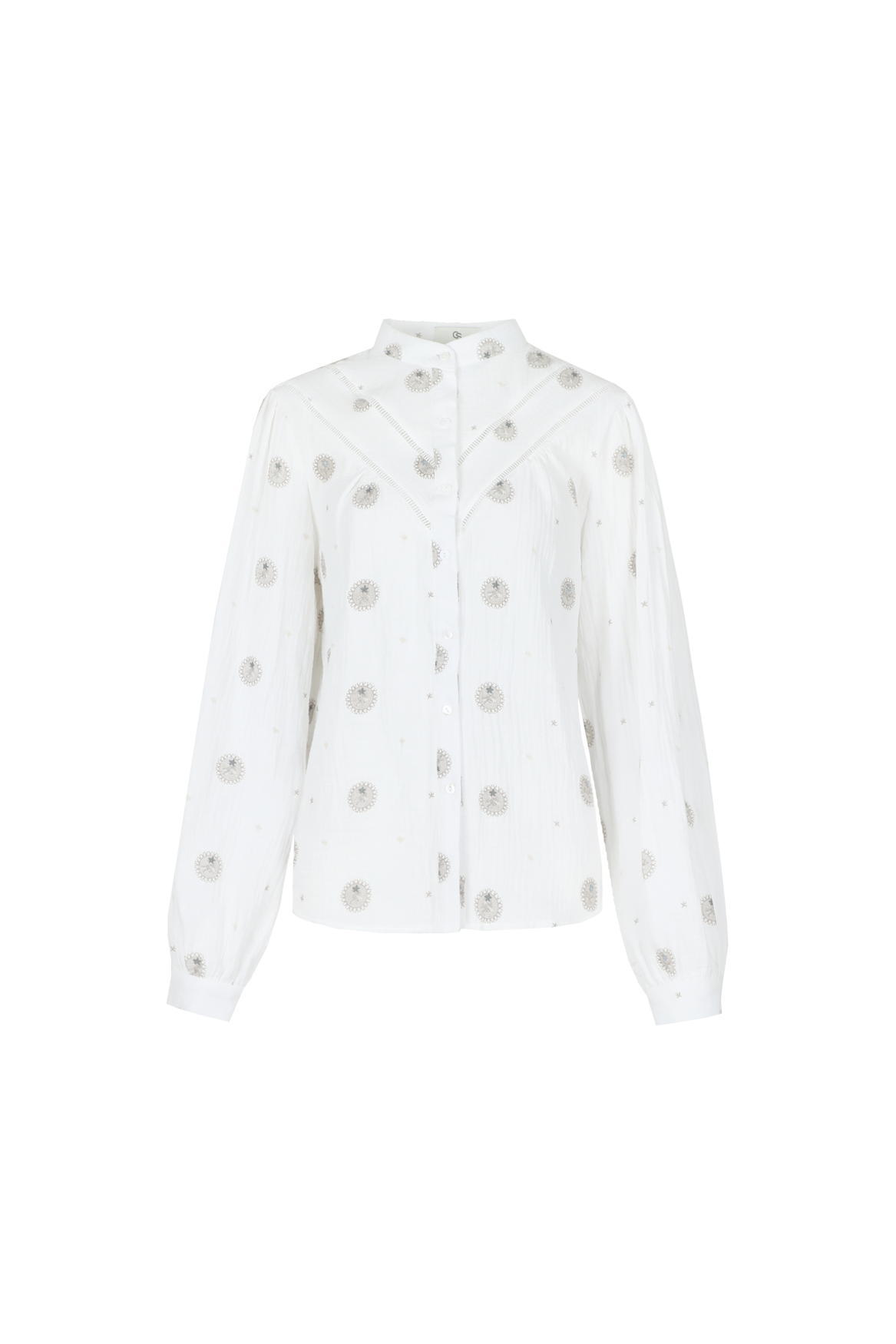 C&S Lois Blouse offwhite mix