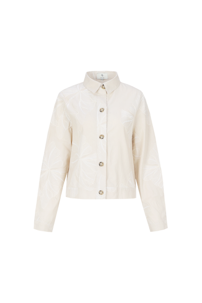 C&S Lunae Blouse sand/offwhite