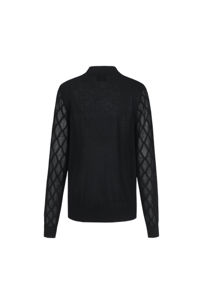 C&S Katla knit pullover black