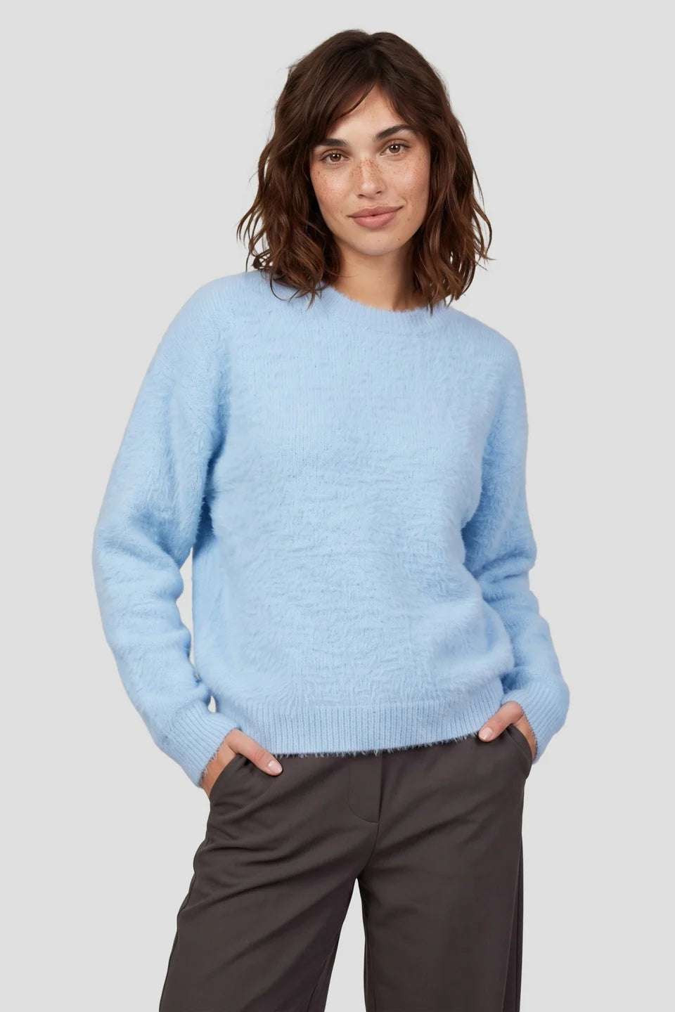 Fluresk Islene knit sweater Cloud Blue