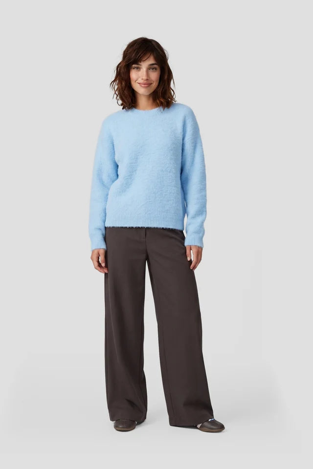Fluresk Islene knit sweater Cloud Blue