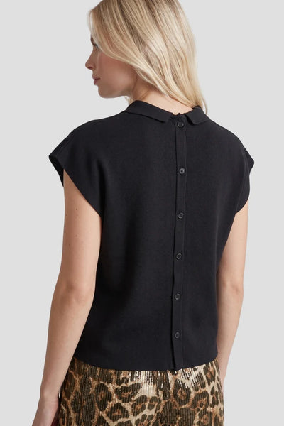 Fluresk Emi Knit Top Black