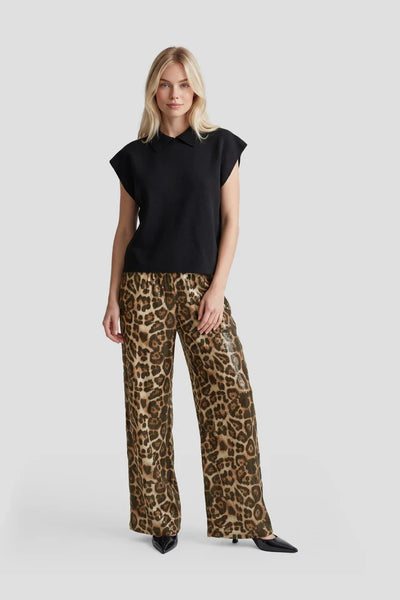 Fluresk Emi Knit Top Black