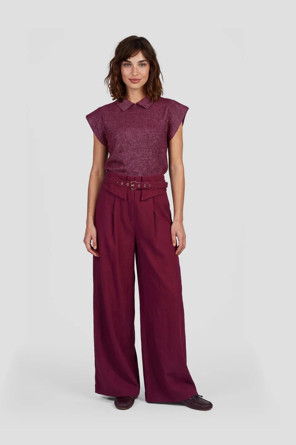 Fluresk Emi Knit Top Tango Blush