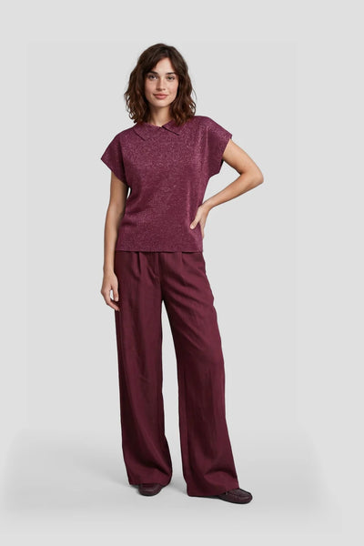 Fluresk Emi Knit Top Tango Blush
