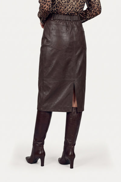 C&S Sandy skirt dark chocolate