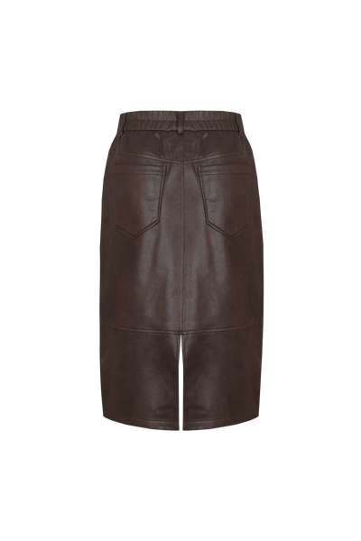 C&S Sandy skirt dark chocolate