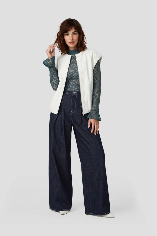 Fluresk Fauve Gilet wood ash