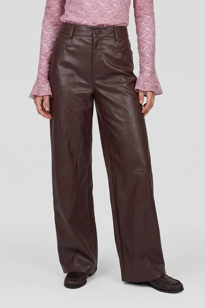 Fluresk Roza Pants dusky maroon