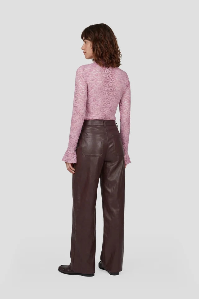 Fluresk Roza Pants dusky maroon
