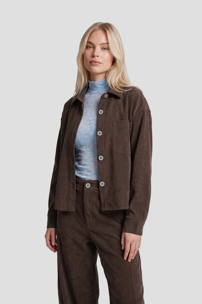 Fluresk Solene Blouse Dark Chocolate