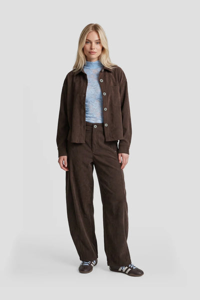 Fluresk Solene Blouse Dark Chocolate
