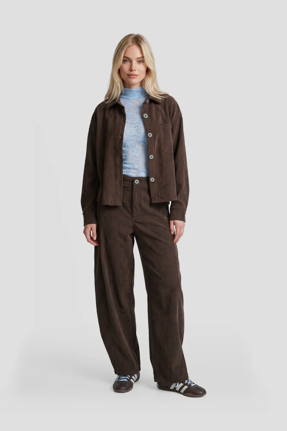 Fluresk Solene Blouse Dark Chocolate