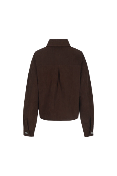 Fluresk Solene Blouse Dark Chocolate