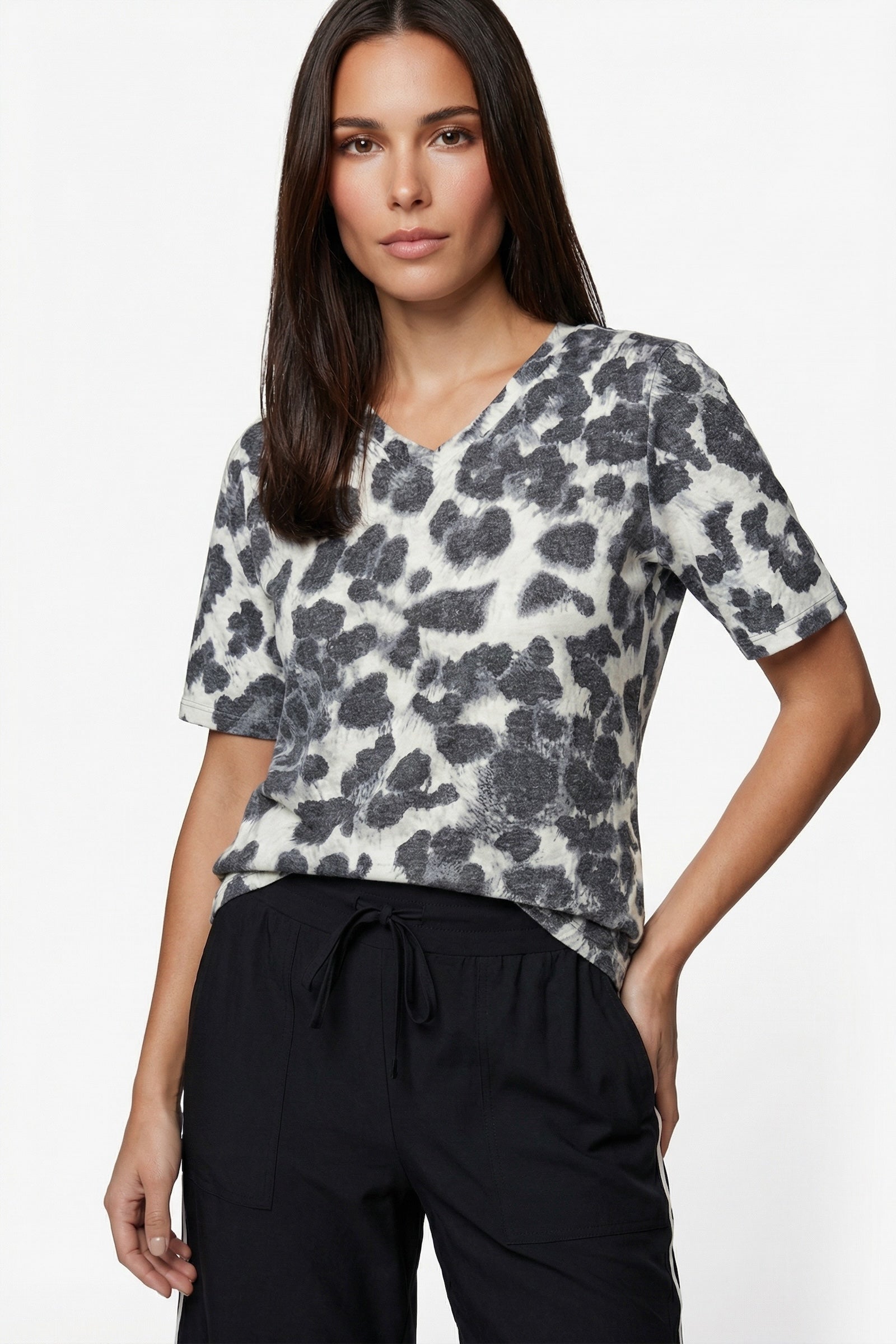 G-maxx Elvi Knitting Top sand / black