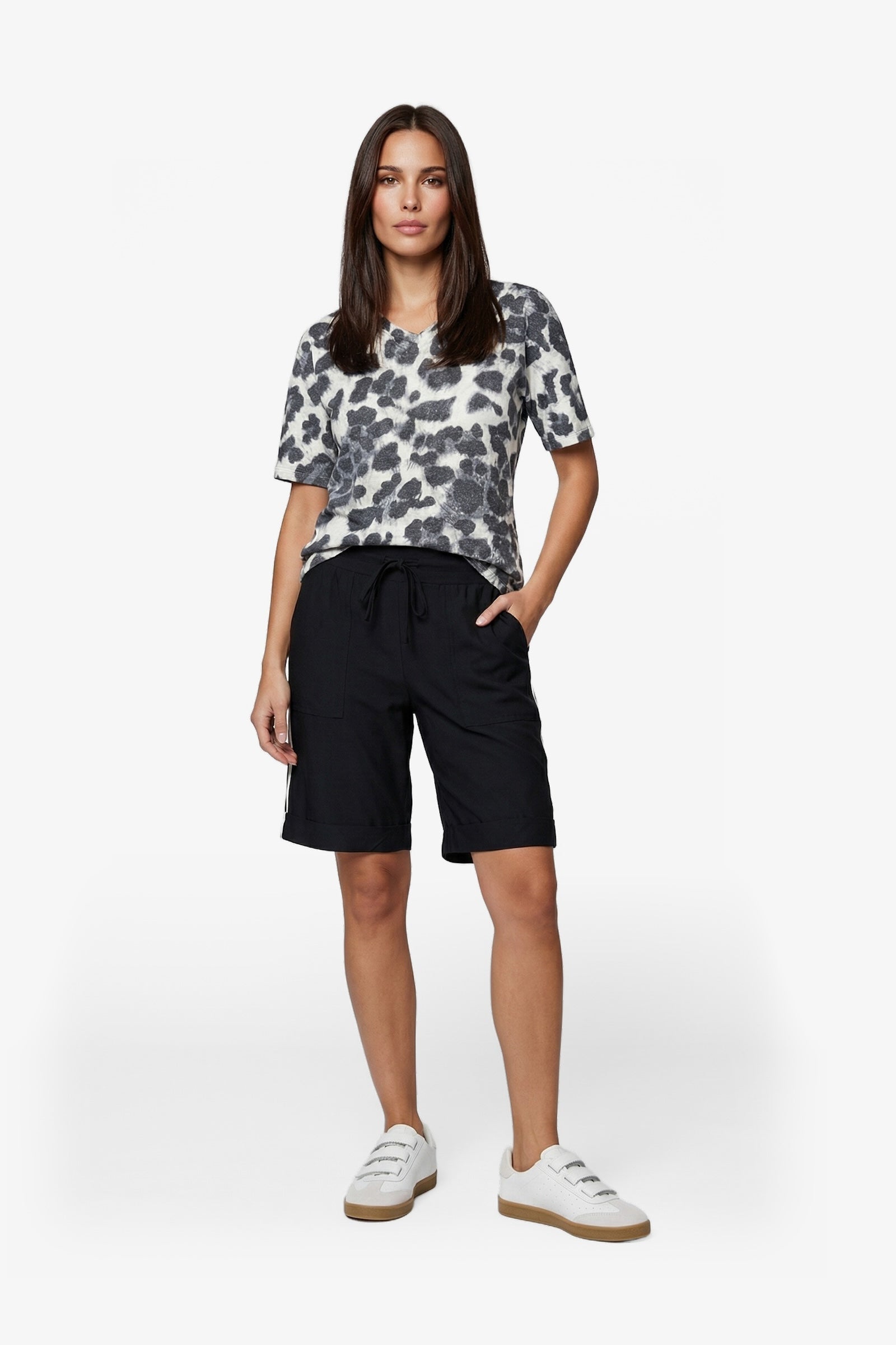 G-maxx Elvi Knitting Top sand / black