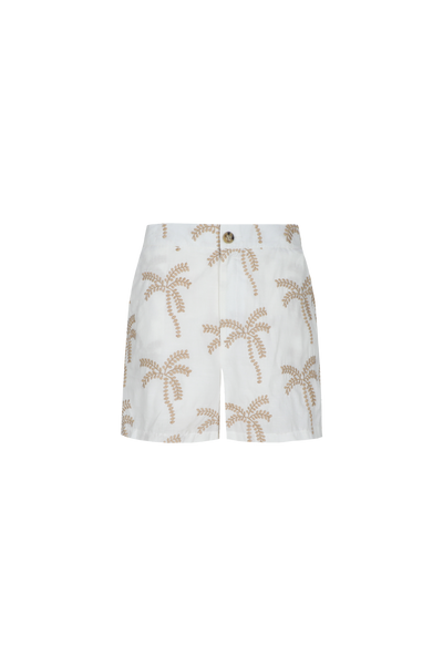C&S Palmi Short offwhite / khaki