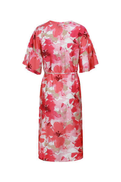 C&S Daliah Jurk sunkissed coral / berry fuchsia