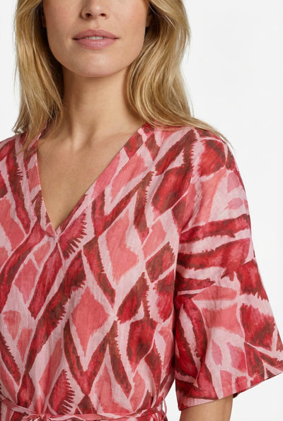 C&S Dalma Jurk powder pink / sunkissed coral