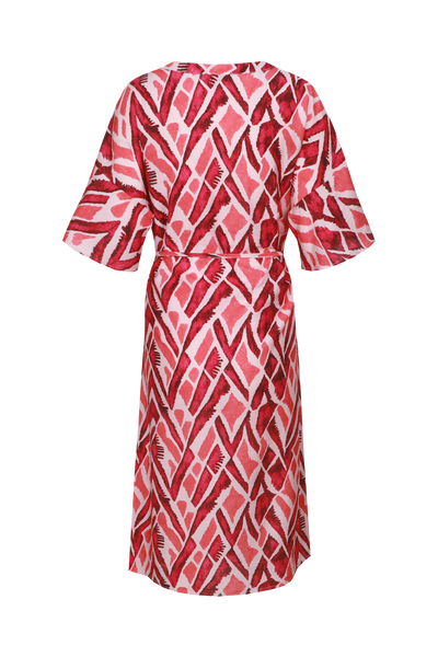 C&S Dalma Jurk powder pink / sunkissed coral