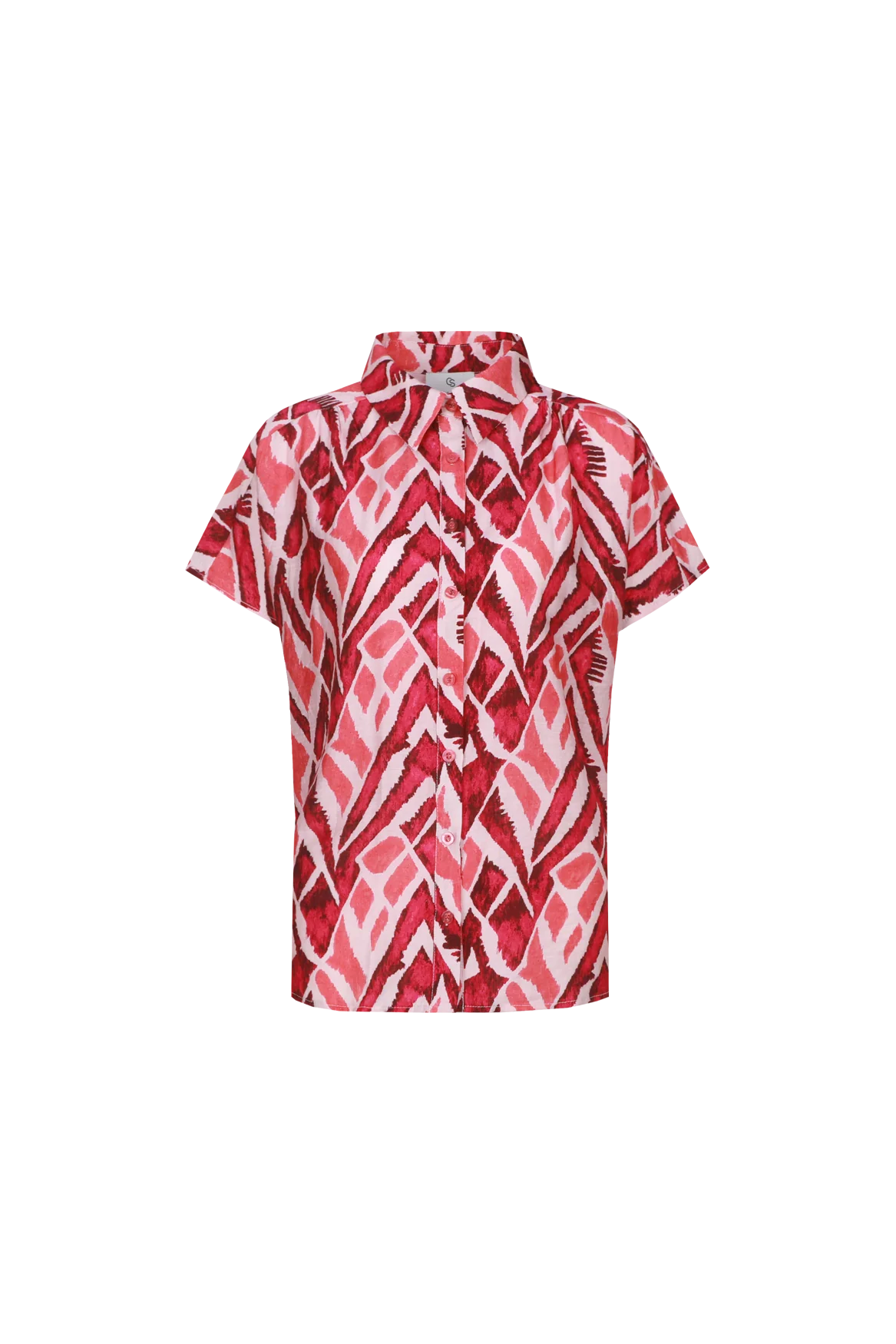 C&S Lene Blouse powder pink / sunkissed coral