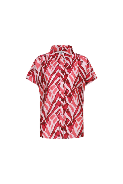 C&S Lene Blouse powder pink / sunkissed coral