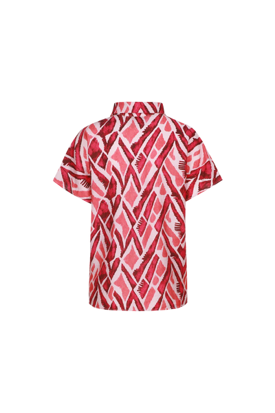 C&S Lene Blouse powder pink / sunkissed coral