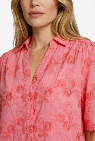 C&S Loveli Blouse sunkissed coral
