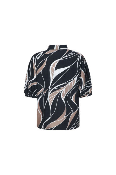 C&S Lisa Blouse black / latte