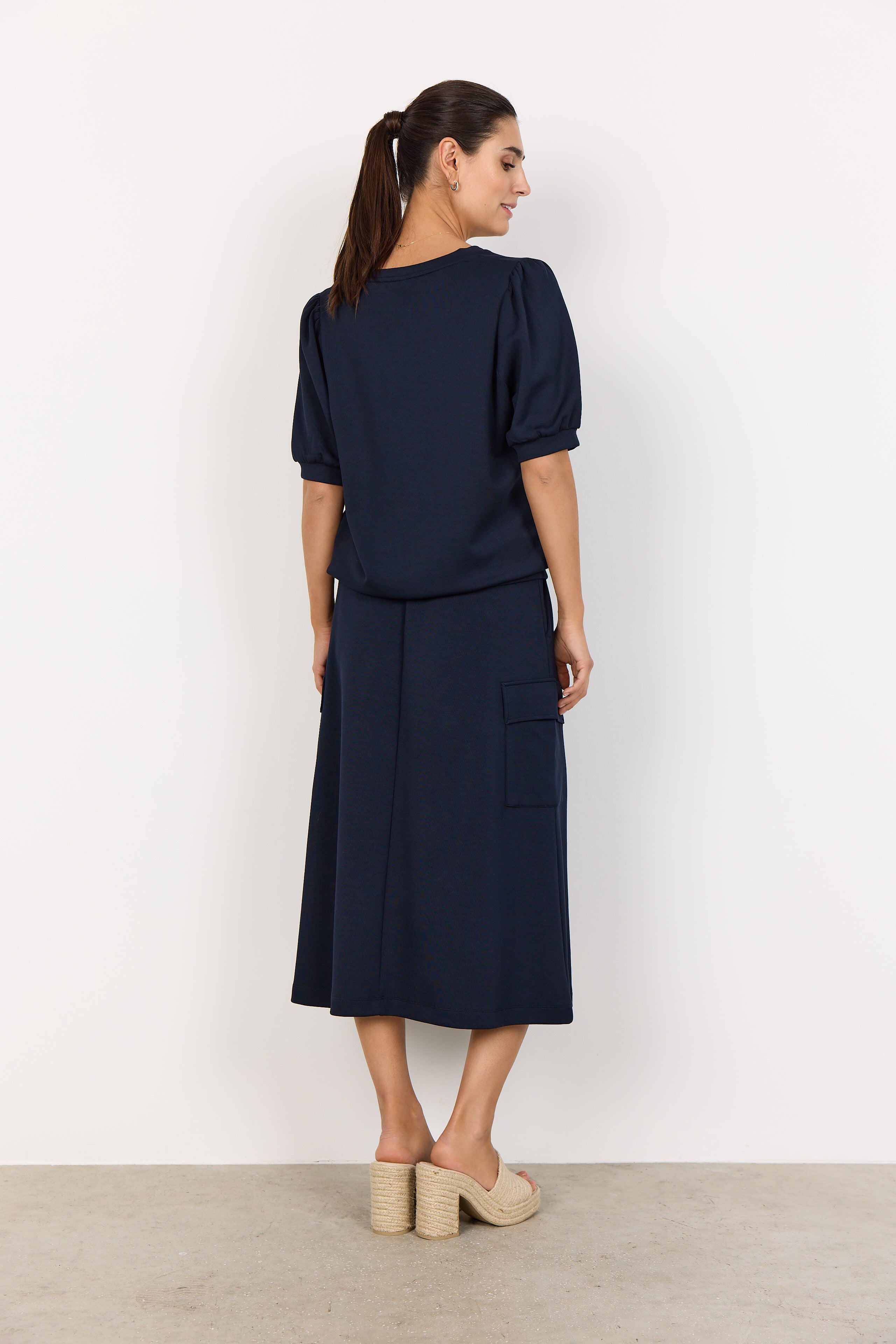 SoyaConcept Banu 238 T-shirt donkerblauw