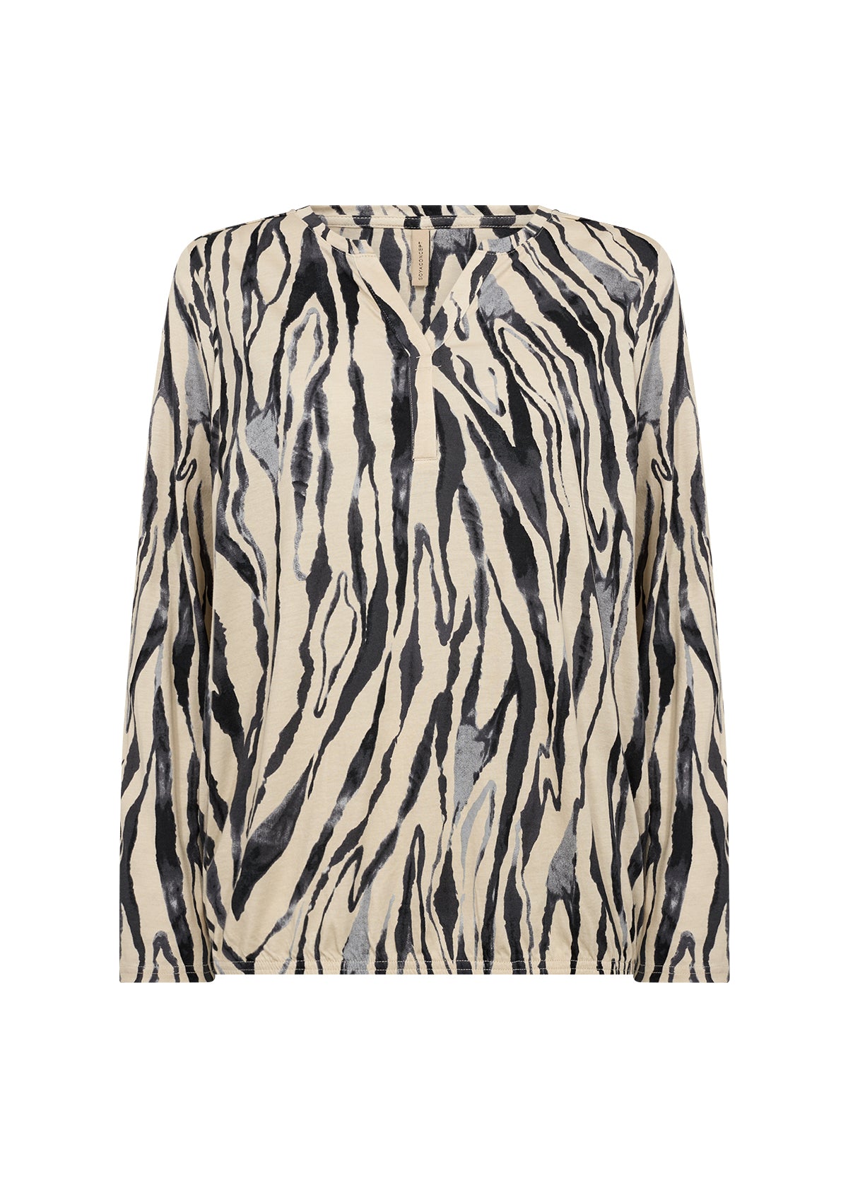 SoyaConcept Felicity AOP 522 Top black combi