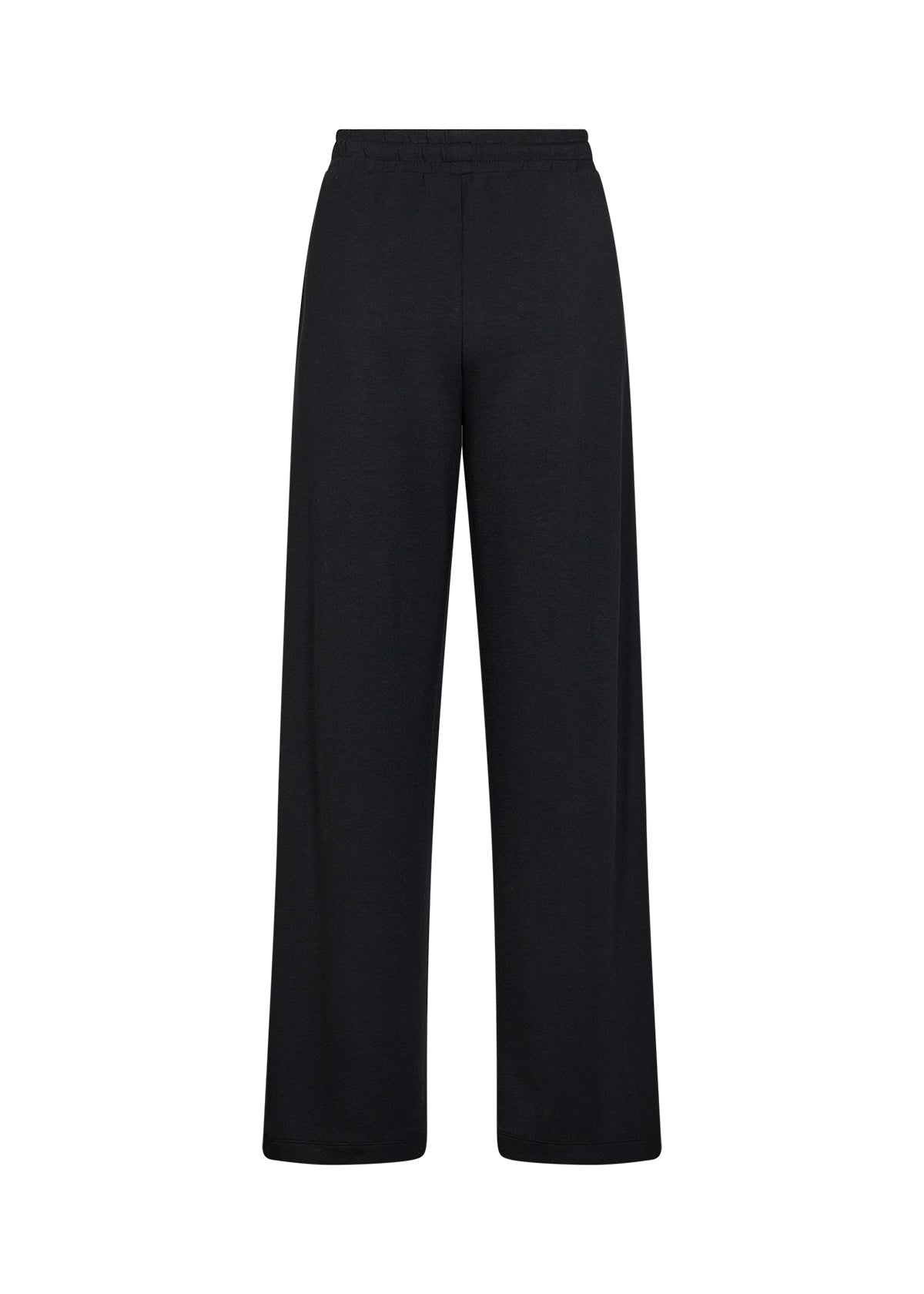 SoyaConcept Banu 265 Broek Wijde Pijp Persvouw zwart