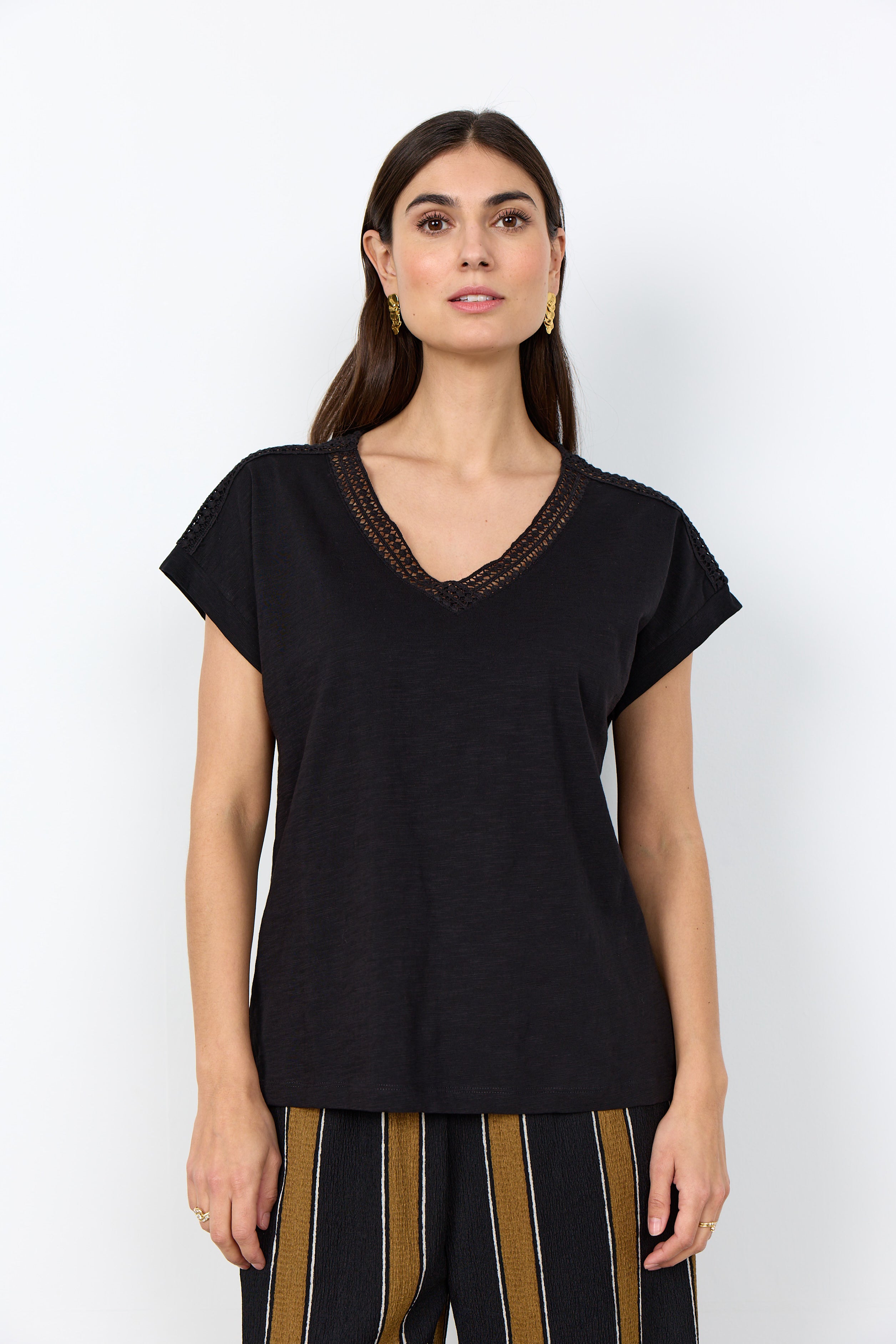 SoyaConcept Babette 77 T-shirt zwart