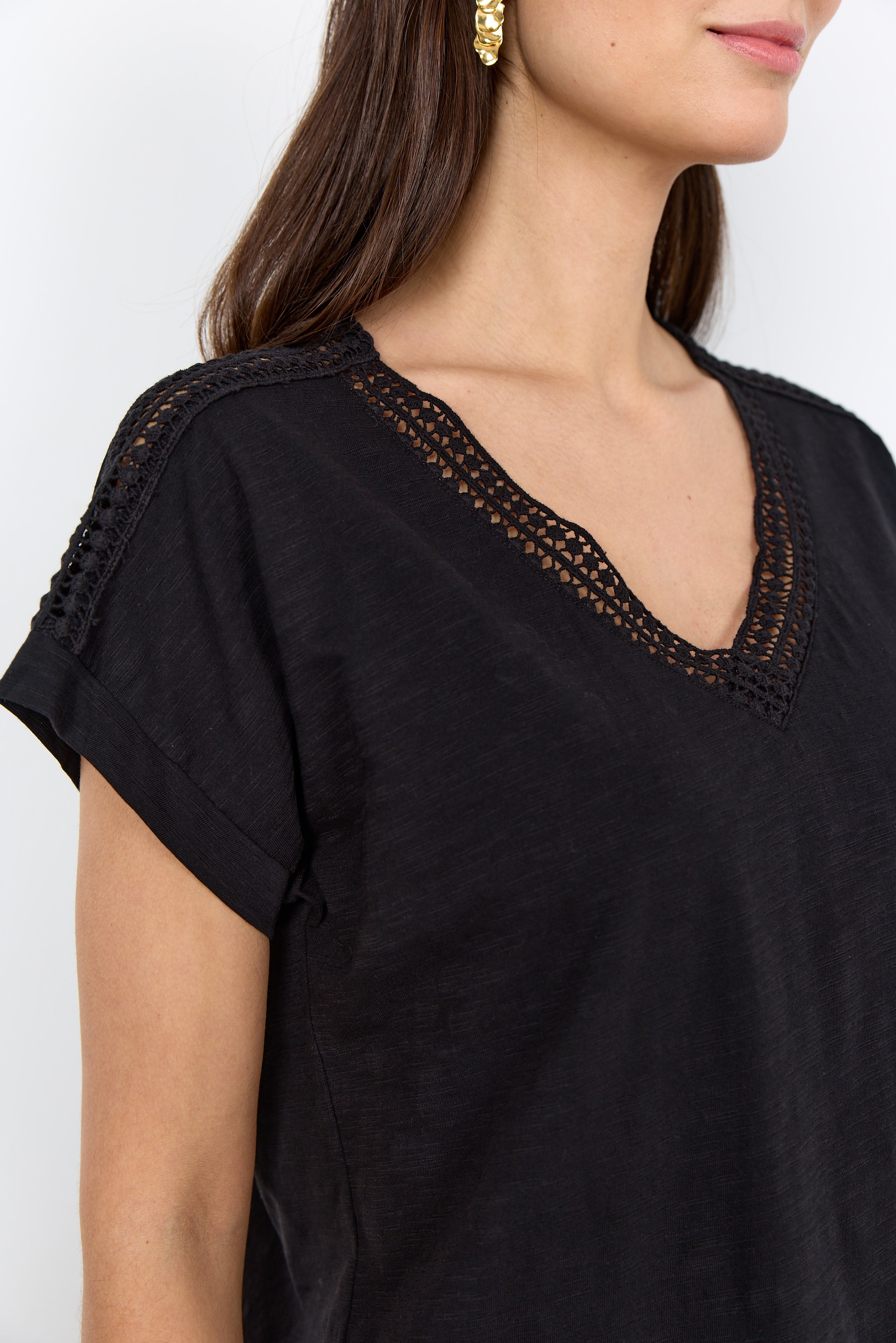 SoyaConcept Babette 77 T-shirt zwart