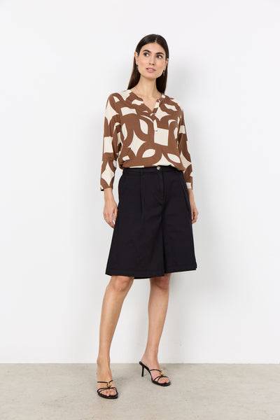 SoyaConcept Felicity AOP 542 toffee print