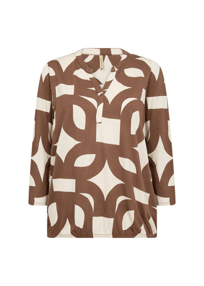SoyaConcept Felicity AOP 542 toffee print