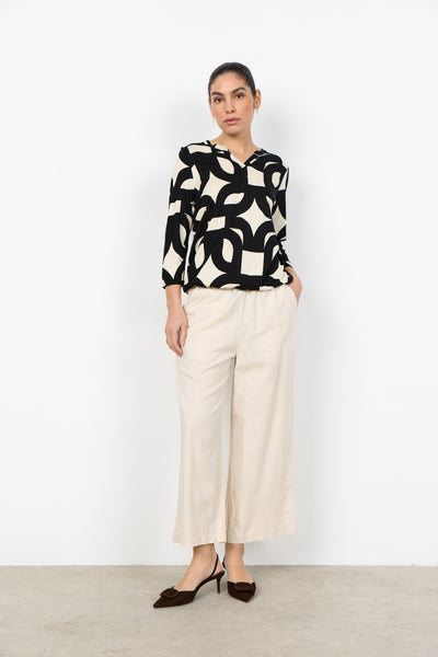 SoyaConcept Felicity AOP 542 zwart print