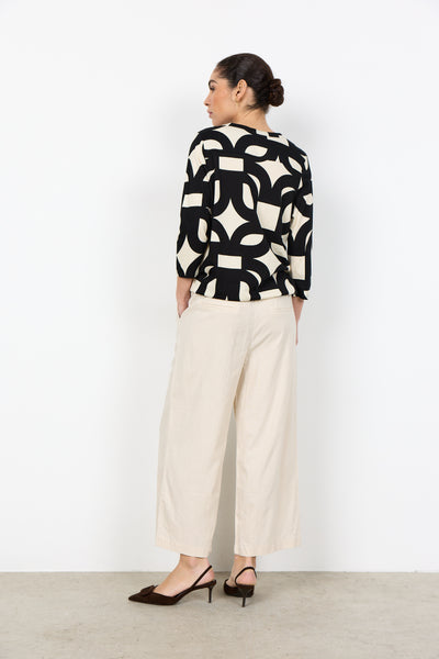 SoyaConcept Felicity AOP 542 zwart print