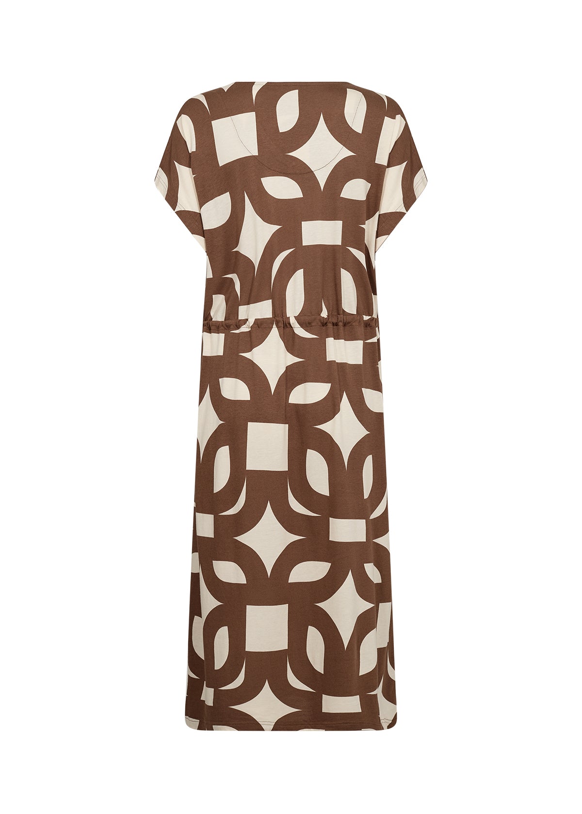 SoyaConcept Felicity AOP 543 Jurk toffee print