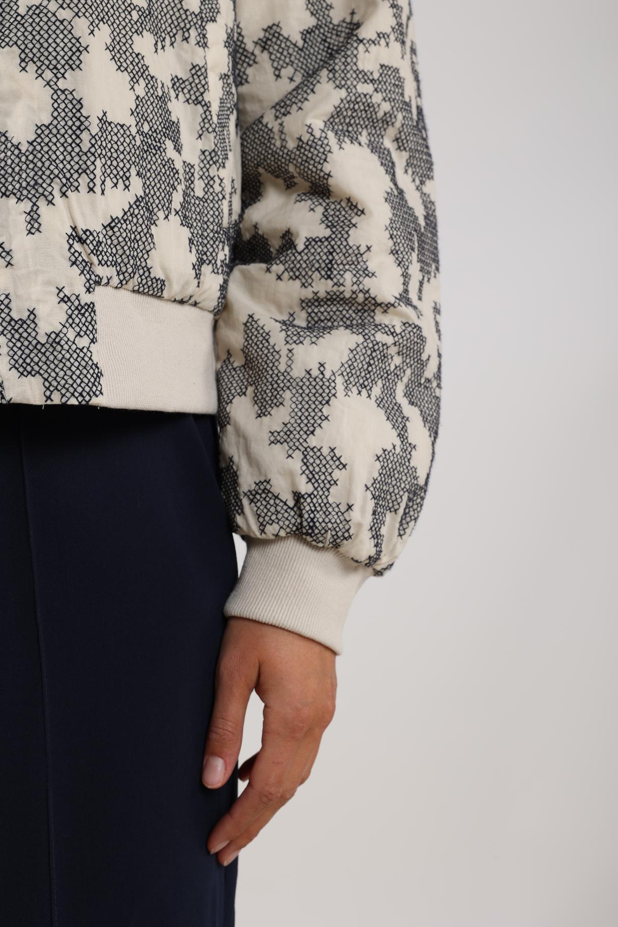 Nukus Charlie Bomber Cross sand / navy