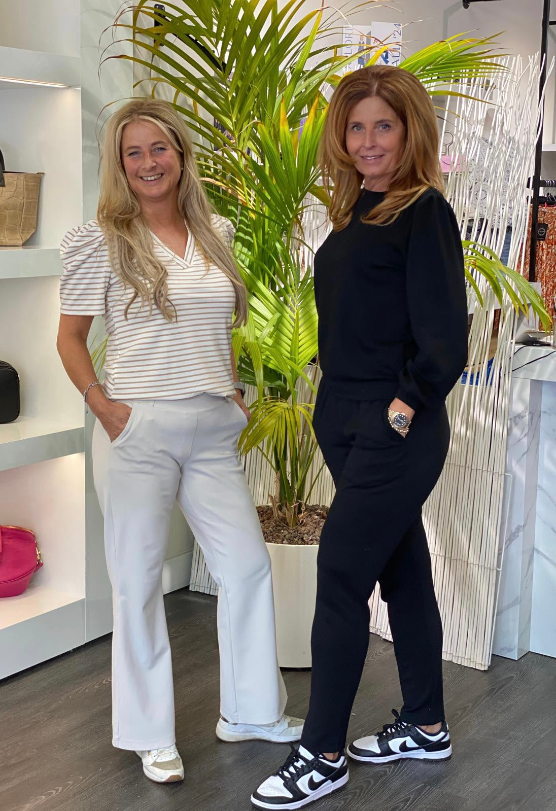 chastar zand streep stripe top