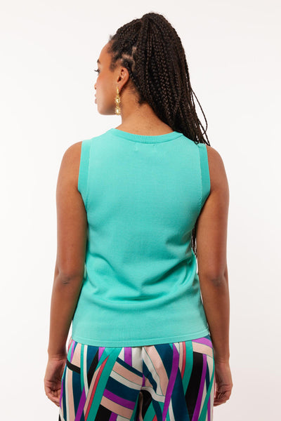 Fluresk Polly Top poolgreen groen