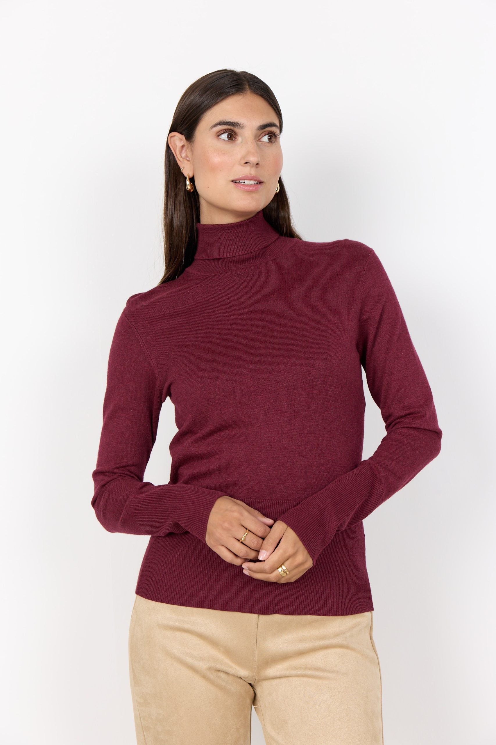 SoyaConcept Dollie 145 Pullover trui  dark red