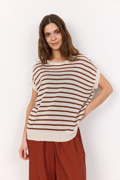 SoyaConcept Luanna 5 Shirt rusty red brown