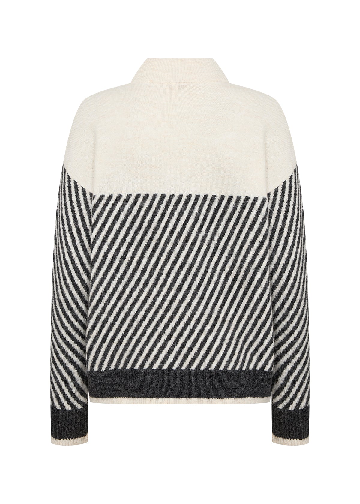SoyaConcept Nessie Stripe 71 Pullover trui cream